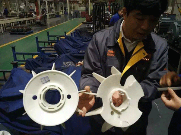 西安泰富西瑪變頻電機與普通電機過載的比較。